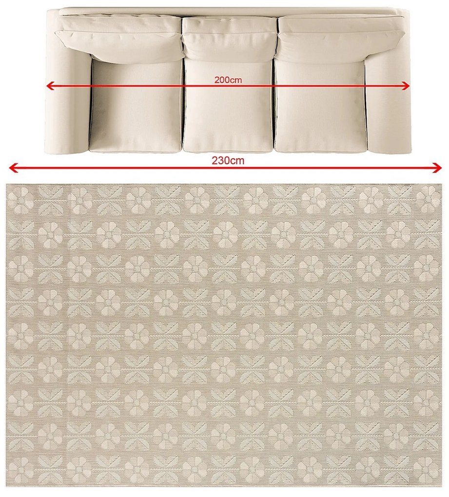 Dywan Liva sand 160x230 cm