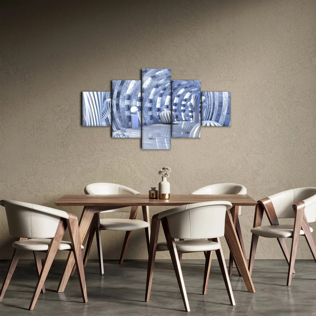 Obraz - abstrakcja 3D (125x70 cm)