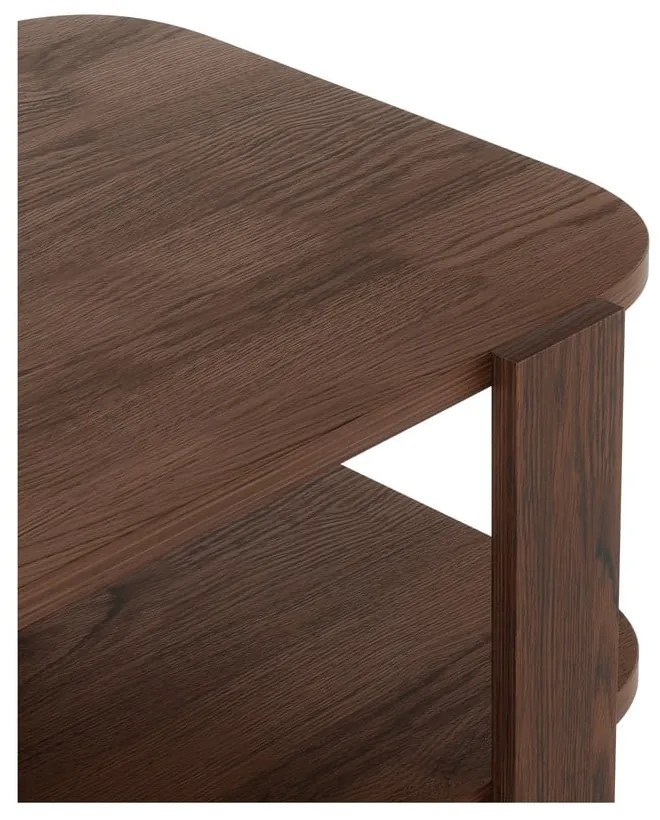 Brązowy stolik z drewna eukaliptusowego 55x109 cm Bellwood – Umbra