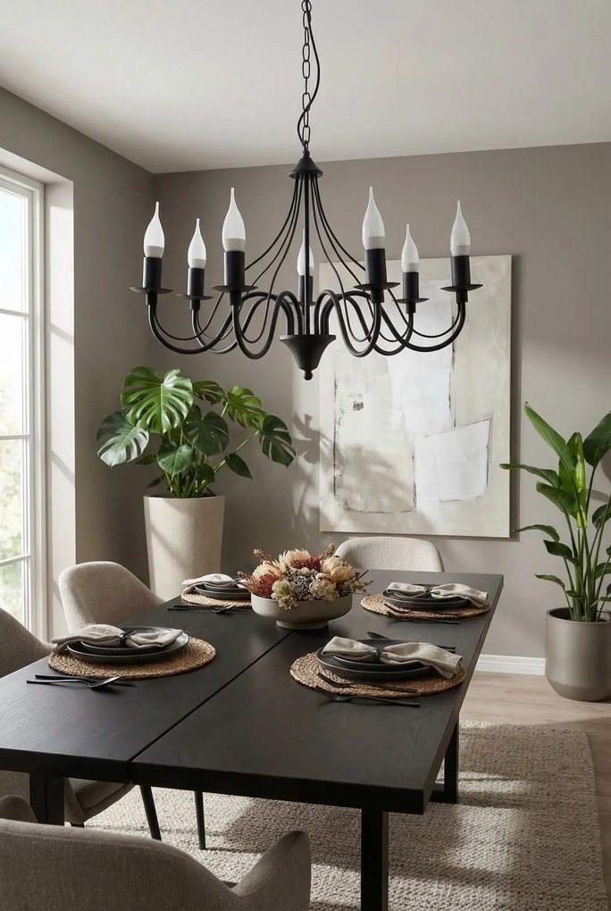 Duży żyrandol świecznik P6-F23