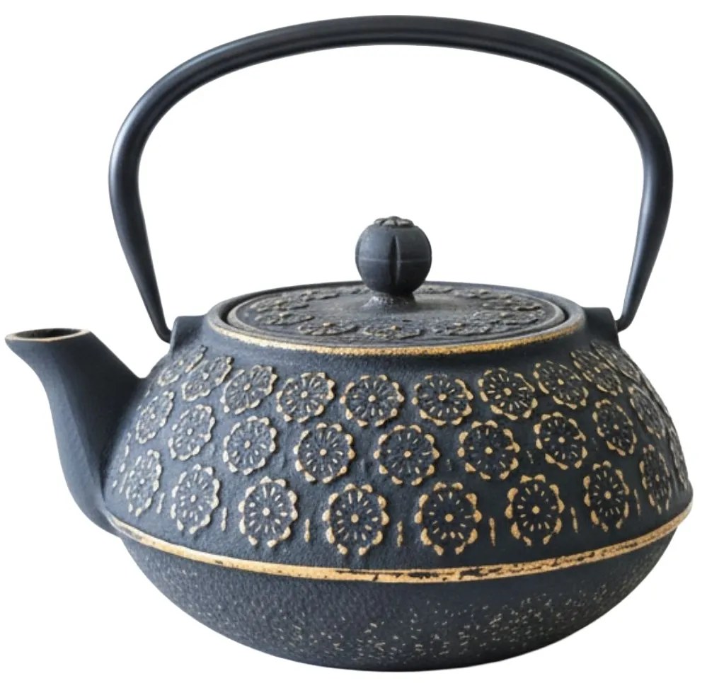 Czajnik żeliwny z zaparzaczem KUMO, 1000 ml