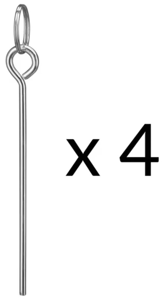 Stojak na pranie z aluminium FALCO, 103×168 cm, srebrny Monzana