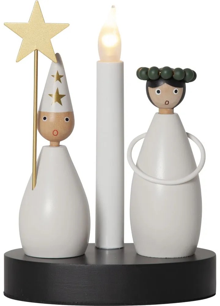 Czarno-biała dekoracja świetlna ze świątecznym motywem Christmas Joy – Star Trading