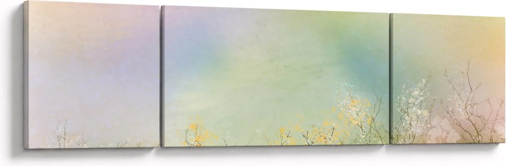 Obraz - Malowana łąka 2 (170x50 cm)
