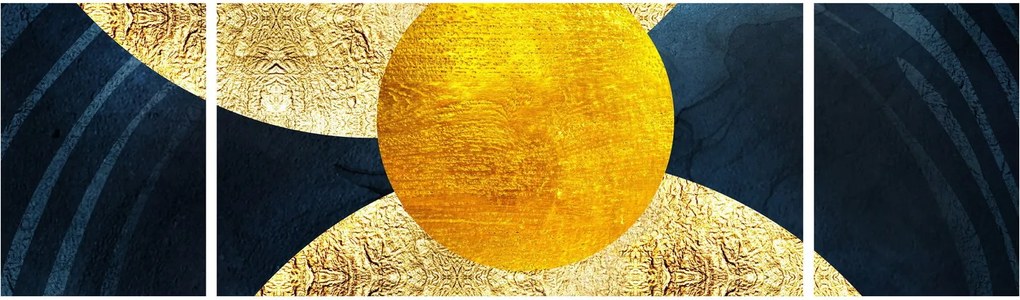 Obraz - Koła (170x50 cm)