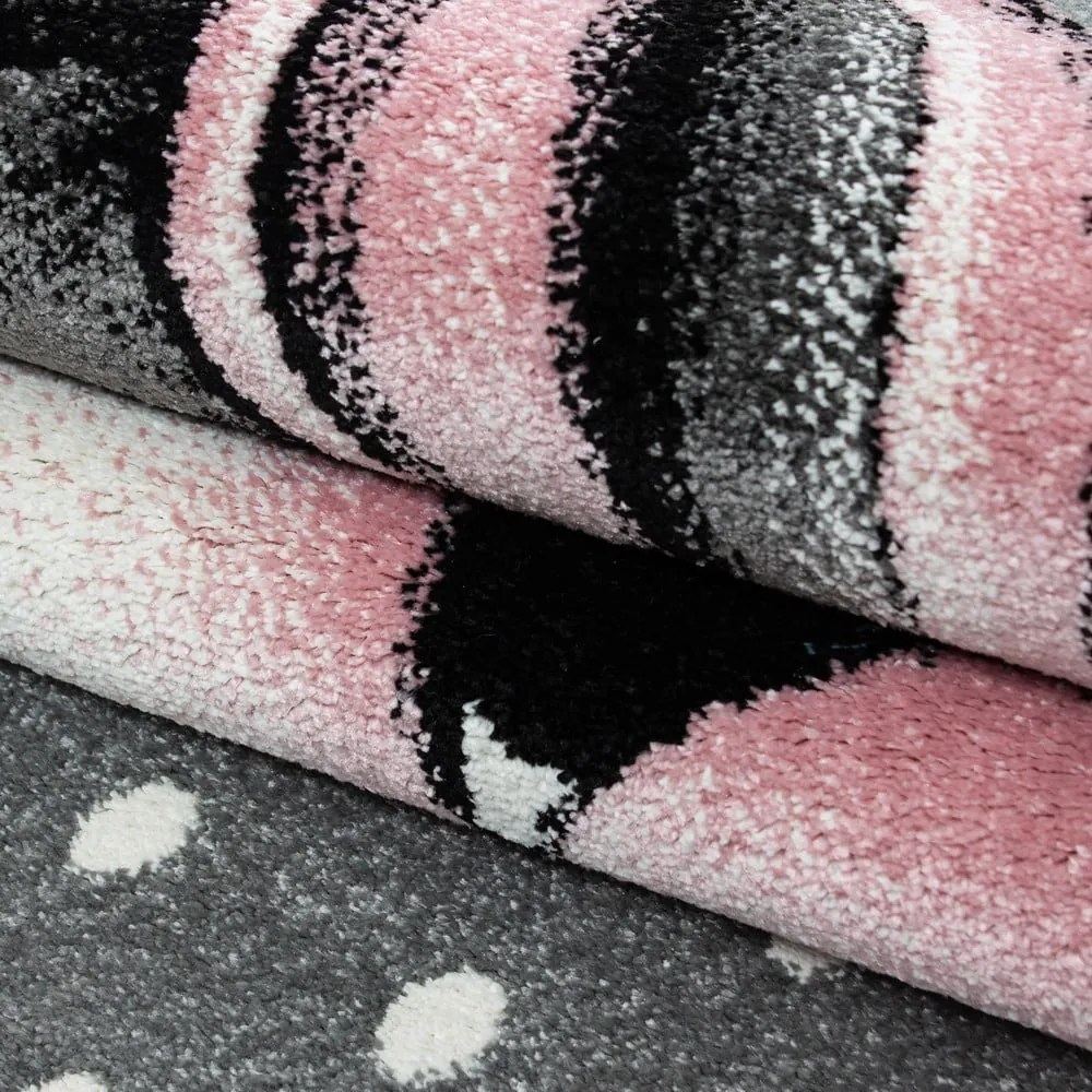 Różowo-szary dywan dziecięcy 120x170 cm Kids – Ayyildiz Carpets
