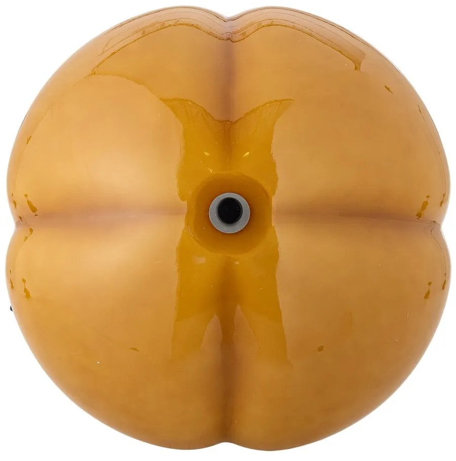 Lampa stołowa w kolorze ochry ze szklanym kloszem (wysokość 46,5 cm) Kinoko – Bloomingville