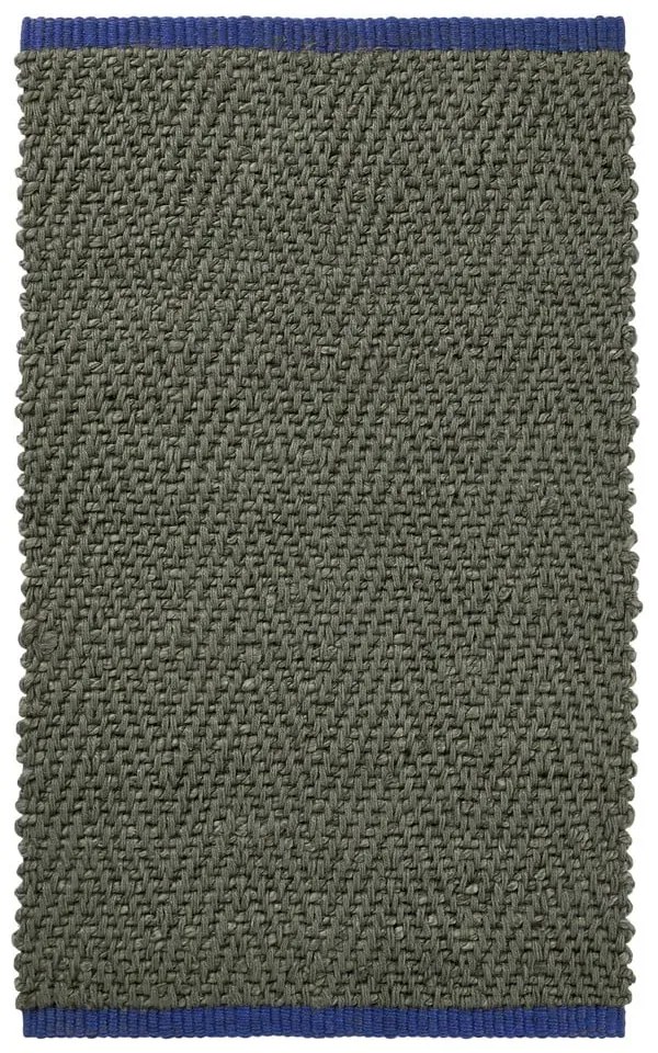 Ciemnozielony dywan z juty 50x80 cm Notes – Mette Ditmer Denmark