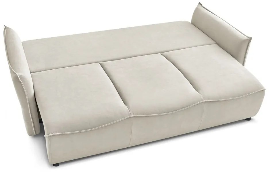 Kremowa rozkładana sofa 226 cm Leon – Bobochic Paris