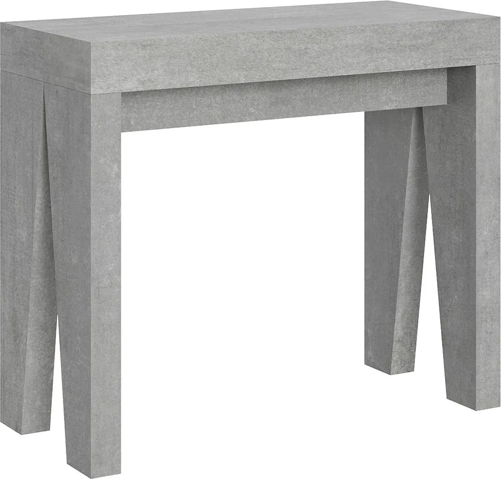 Konsola rozkładana 90x40/300 cm Naxy Cementu