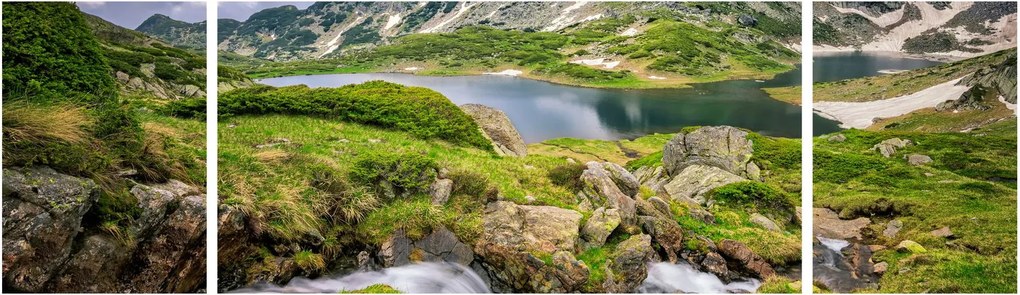 Obraz - Widok na górę Riła (170x50 cm)