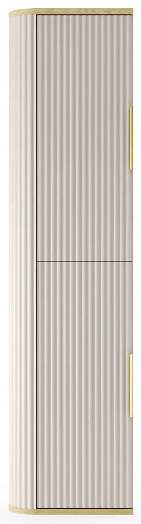 Szafka łazienkowa RIVELA 2D 40x160cm kaszmirowa STRAMA