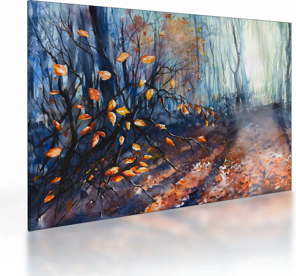 Obraz na szkle - Promienie jesiennego słońca (70x50 cm)