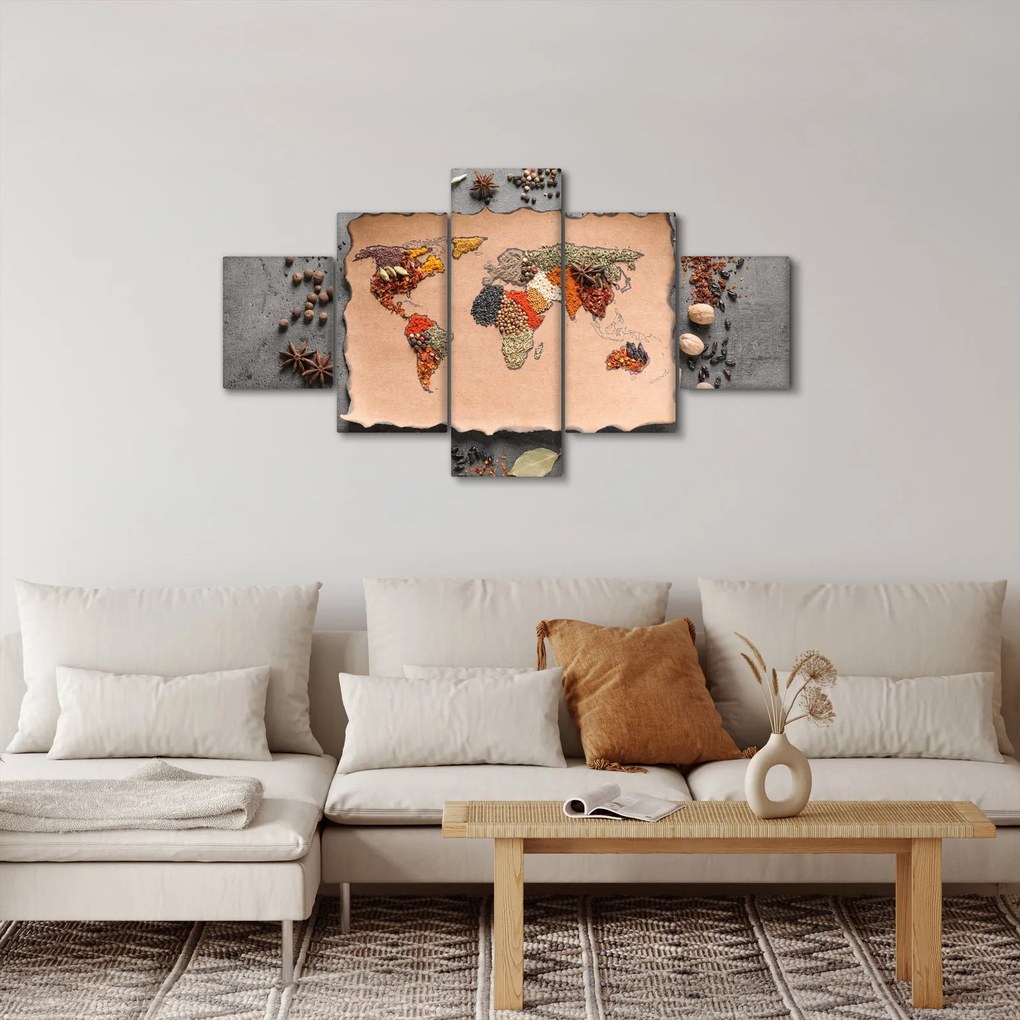 Obraz - Przyprawy świata (125x70 cm)