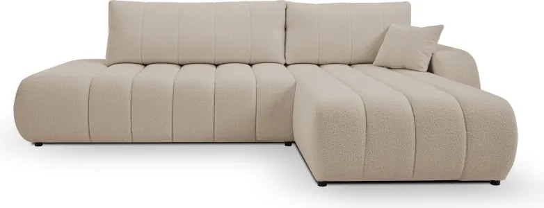 Narożnik wolnostojący BALOO Prawy w tkaninie LAMBI 07