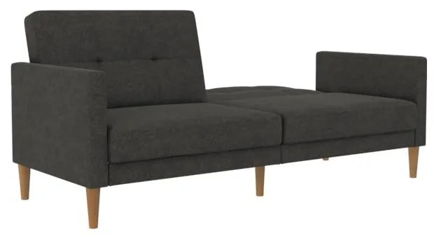 Ciemnoszara rozkładana sofa 82 cm Lilly – Støraa