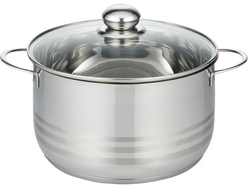 Elo 22220 Basic Garnek ze stali nierdzewnejBrillant 20 cm, 3,2 l, 3,2 l