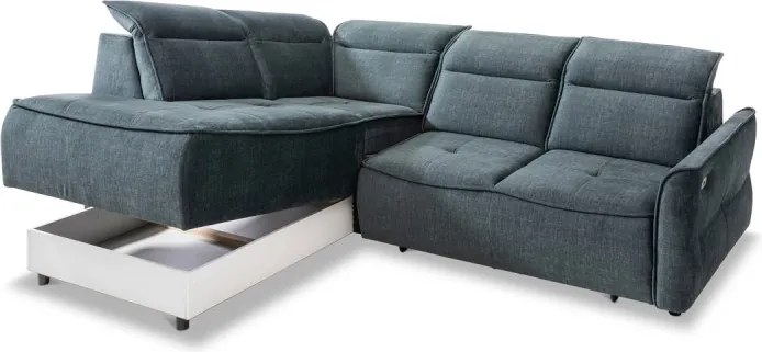 Narożnik MURILLO L z elektryczną regulacją siedziska Lewostronny w tkaninie VOGUE 12 WERSAL