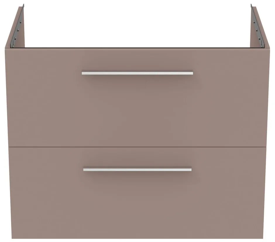 Szarobeżowa wisząca szafka pod umywalkę 80x63 cm i.Life B – Ideal Standard