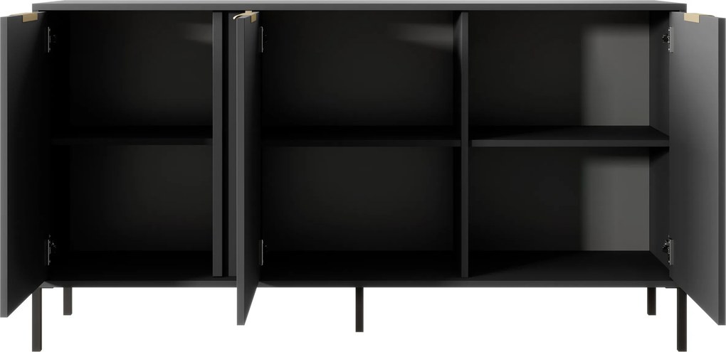 Komoda LORENZO 153 cm do Salonu Sypialni Antracyt