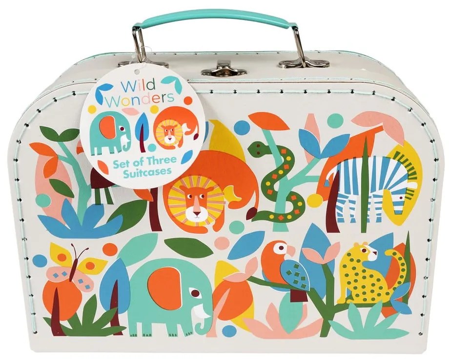 Walizki dziecięce zestaw 3 szt. Wild Wonders – Rex London