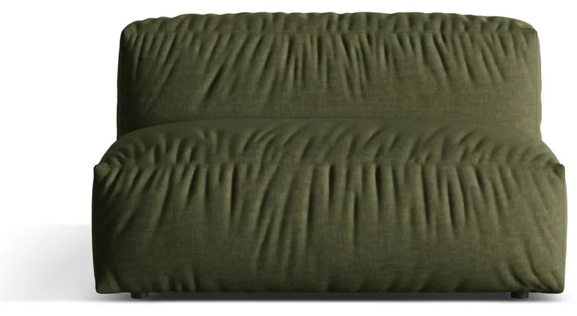 Zielony moduł sofy (moduł środkowy) Martina – Micadoni Home