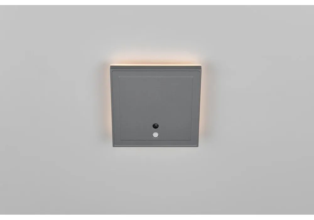 Zewnętrzna lampa ścienna LED (wysokość 14 cm) Fortaleza – Trio