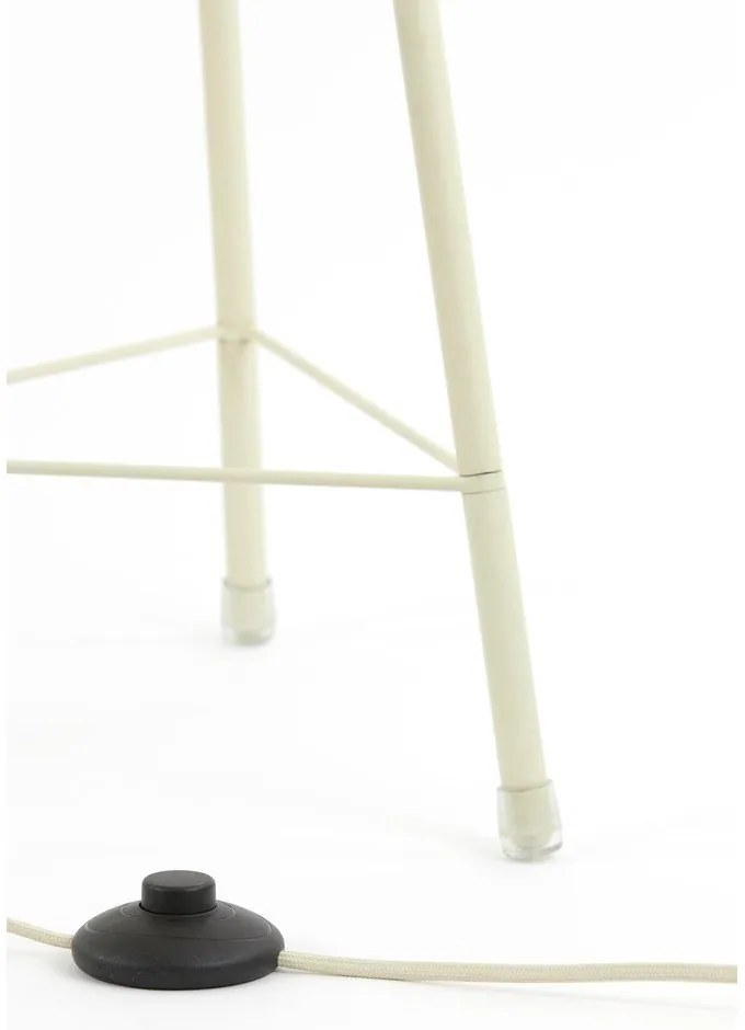 Beżowa lampa stojąca (wysokość 132 cm) Plumeria – Light &amp; Living