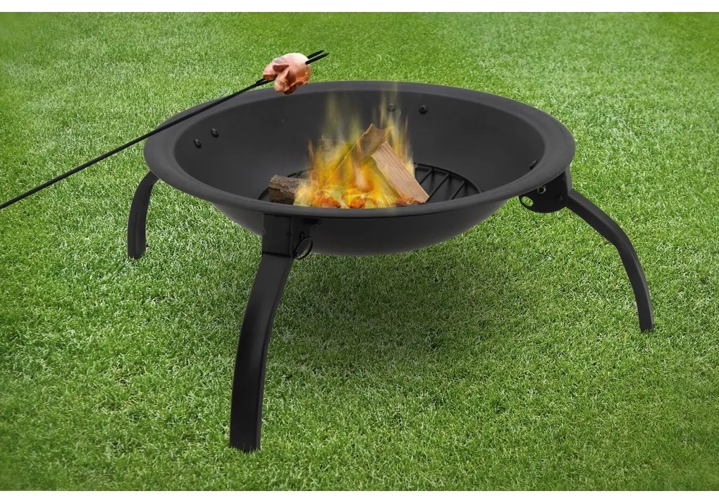 Cattara Palenisko Vesuv z kratką do grillowania, śr. 48 cm