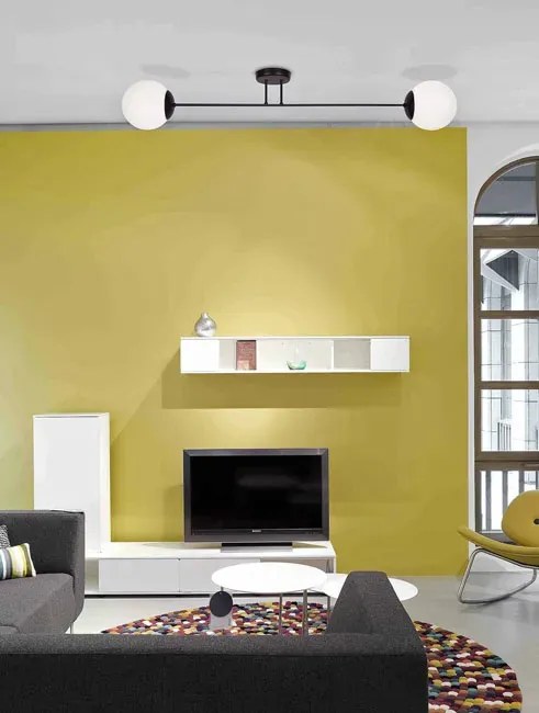 Nowoczesna lampa sufitowa z dwoma kloszami - 4X S802 H9-E68