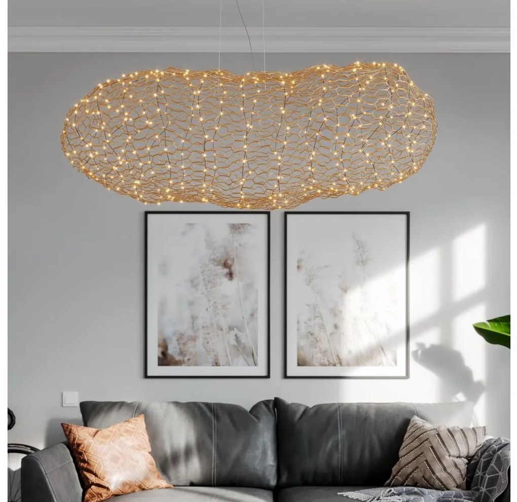 ByRydens 4201260-6501 - LED Żyrandol na lince HAYDEN LED/20W/230V złoty