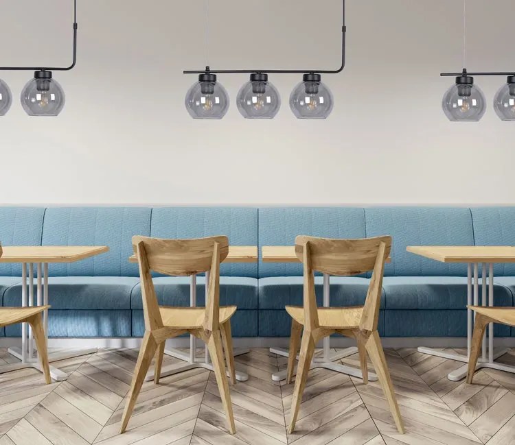 Loftowa lampa wisząca nad stół - 7X S808 D3-P04