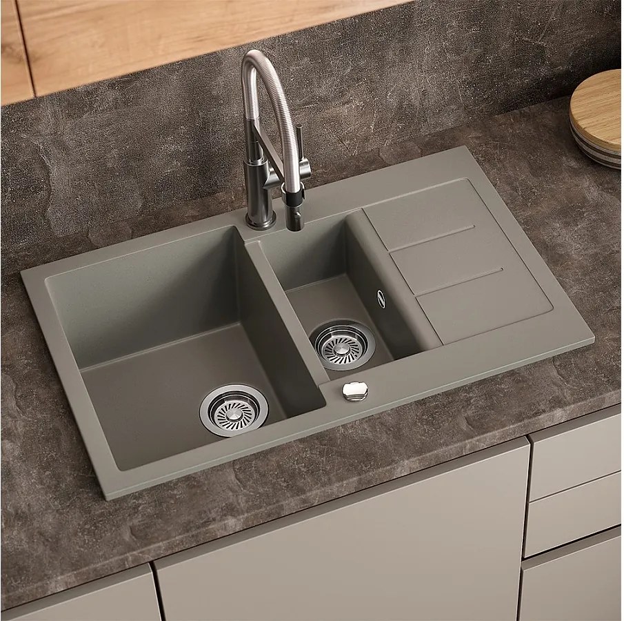 Zlewozmywak beton 80x50x20 seattle