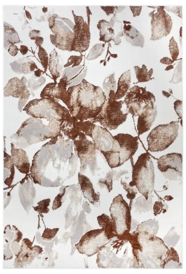 Brązowy dywan 67x120 cm Shine Floral – Hanse Home