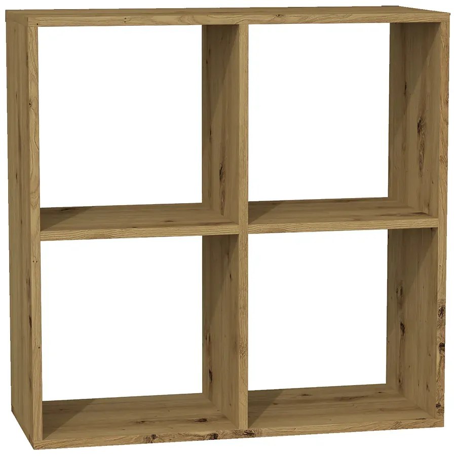 Regał pod biurko w kolorze dąb artisan - Selex 5X