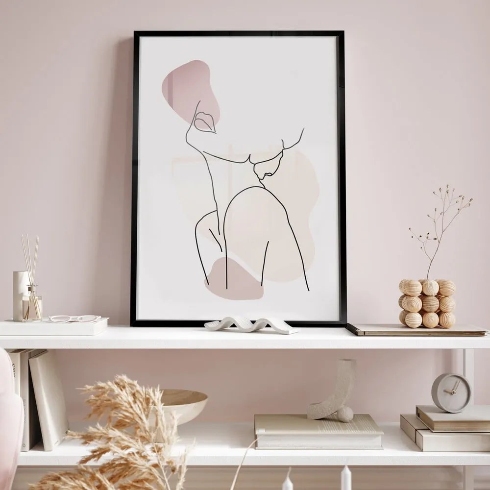 Obraz 50x70 cm Woman Pink – Styler