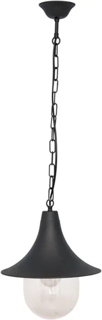Czarna lampa zewnętrzna wisząca retro - S317-Cardan