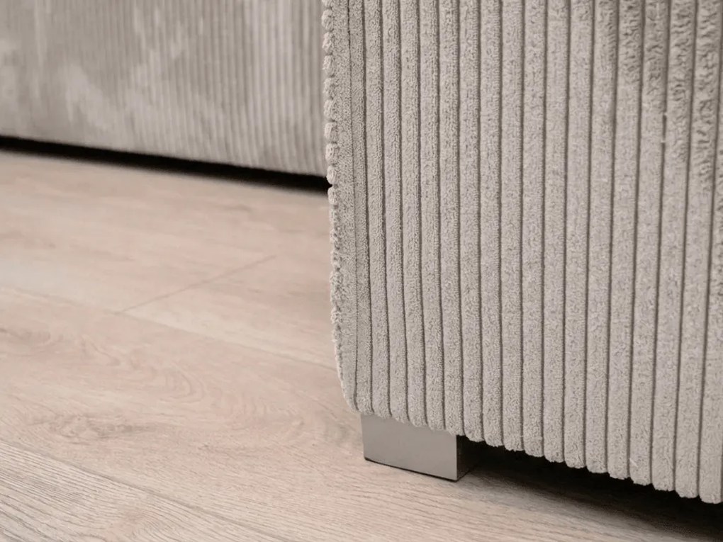 PROMOCJA Jasnobeżowy zestaw wypoczynkowy w kształcie U SMART COSARO 295x140 cm II. klasa