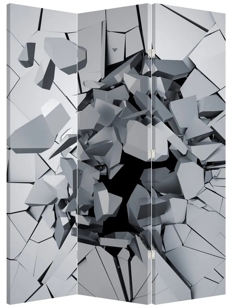 Parawan - Abstrakcja 3D (126x170 cm)