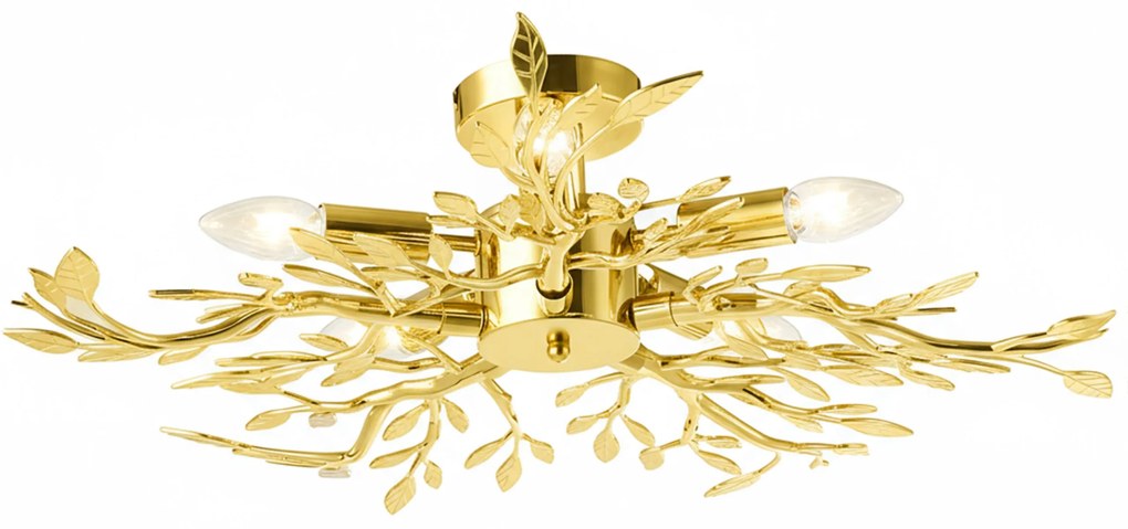 Lampa sufitowa EBT022-5C ZŁOTA