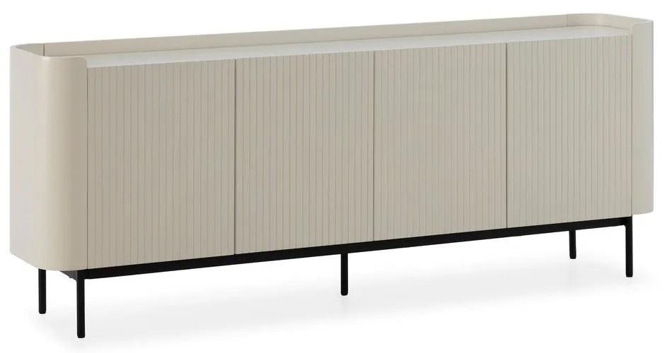 Kremowa komoda 200x80x40 cm Willa – MOME