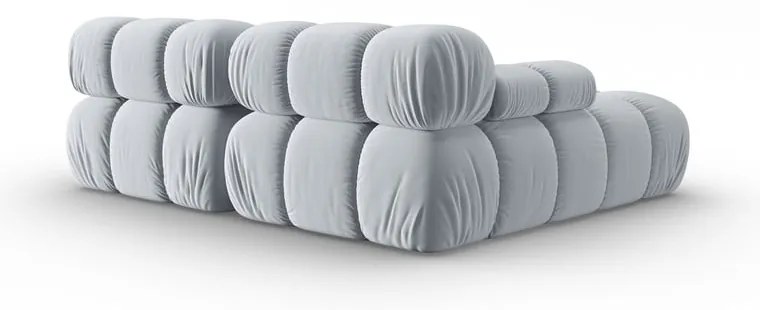 Jasnoniebieska aksamitna sofa 191 cm Bellis – Micadoni Home