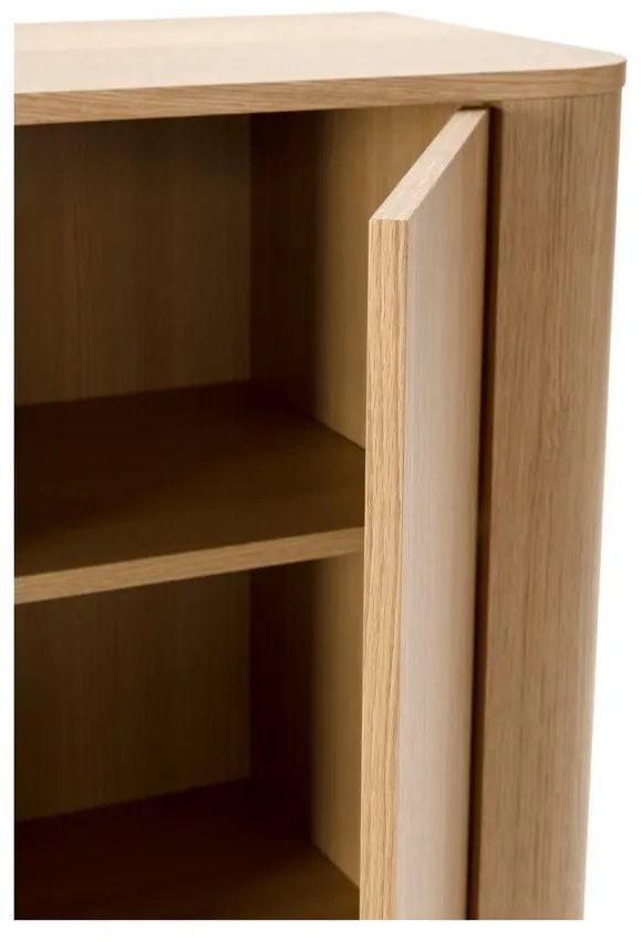 Szafka w dekorze dębu w naturalnym kolorze 100x133x40 cm Padoc – MOME