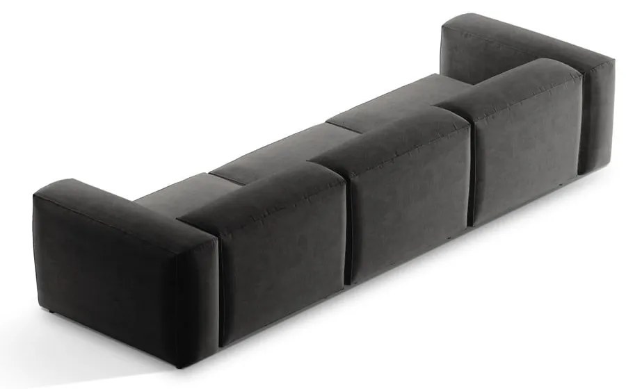 Ciemnoszara sofa 364 cm Bergano – Cosmopolitan Design