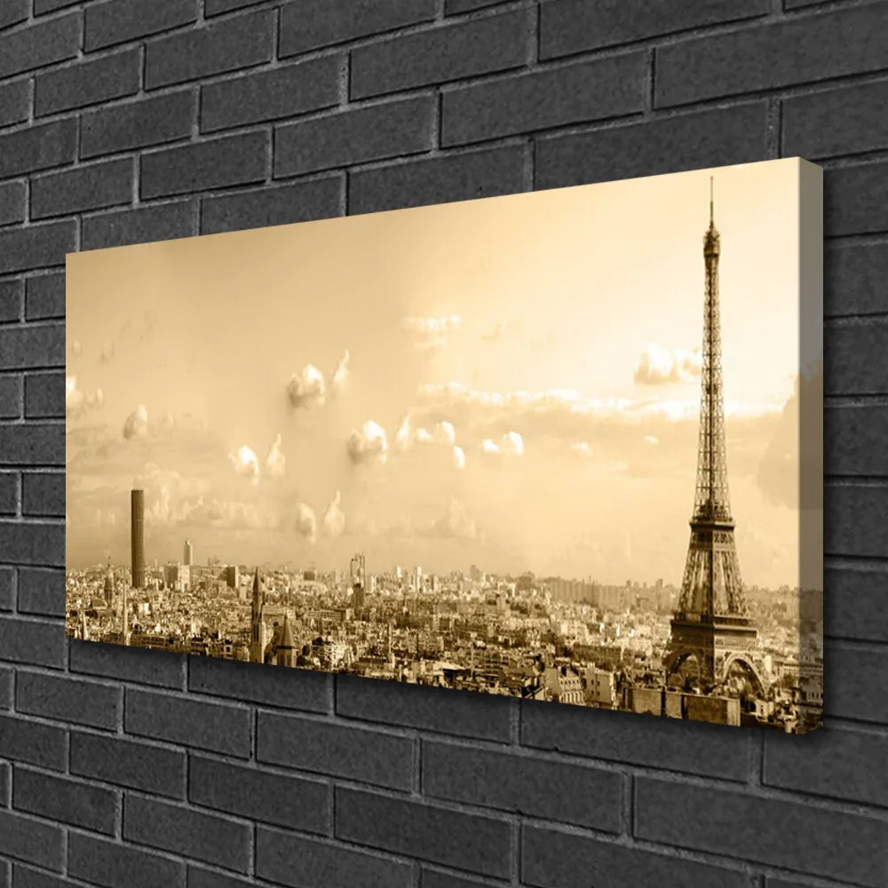 Fotoobraz na płótnie Panorama Miejskich Kamienic