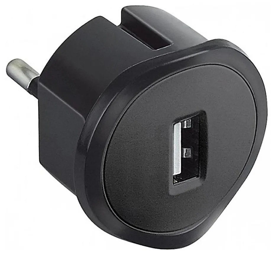 Legrand 50681 - Adapter USB do gniazda 230V/1,5A czarny