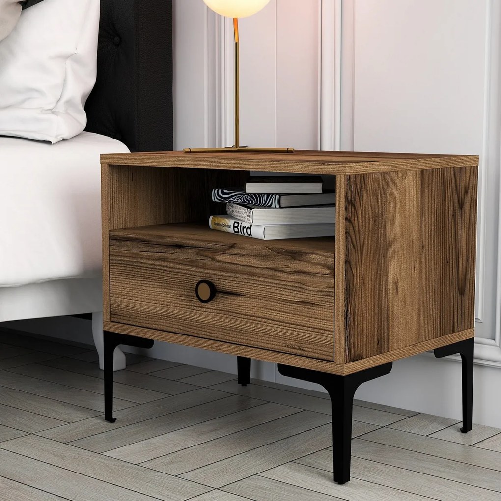 Stolik nocny Lisbon Walnut
