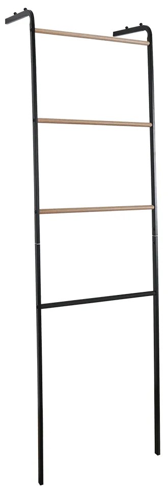 Wieszak drabinkowy BUBY, metal, czarny