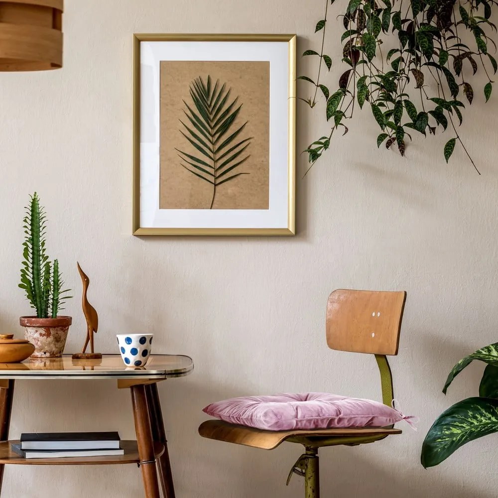 Aksamitna poduszka na krzesło 40x40 cm Aleksa – Restilo