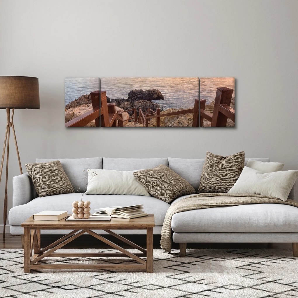 Obraz - Zejście ku morzu (170x50 cm)